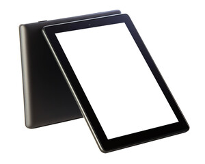 e-reader in transparent background. Generative AI.