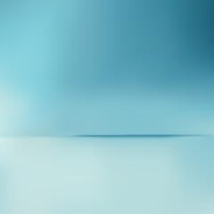 Abstract blue studio background