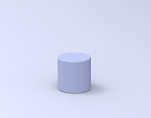 cylinder pedestal podium display purple  background tech e-commerce product close up
