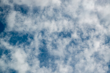 Fototapeta premium Blue sky background with clouds