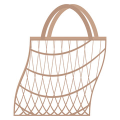 Obraz premium Net Bag Organic Mesh Cotton Rope Environmental Protection Eco-Friendly Reusable Eco Shopping Tote Bags