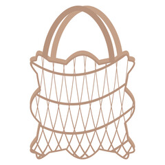 Net Bag Organic Mesh Cotton Rope Environmental Protection Eco-Friendly Reusable Eco Shopping Tote Bags