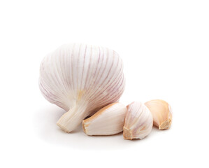 White pure garlic.