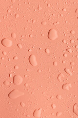 Beautiful pink background with water drops.