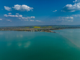 Ferry between Szántód and Tihany on Lake Balaton, Hungary