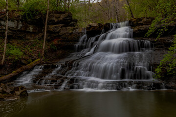 Fototapeta na wymiar Wolf Creek Falls in Mercer County, WV