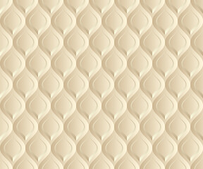 decorative background with ornament 3d, seamless pattern