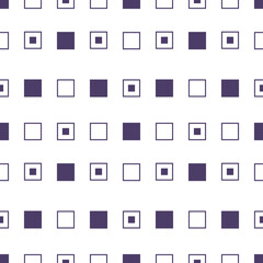 Seamless pattern with different styled squares