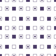 Seamless pattern with different styled squares