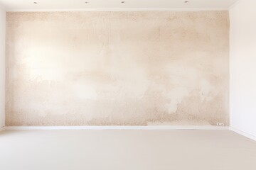 Fototapeta na wymiar Illustration of an empty room with blank walls. Generative AI
