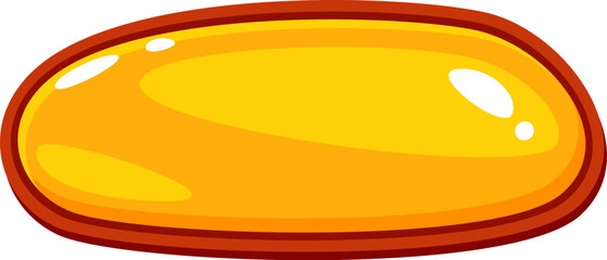 Oval Web Game Button