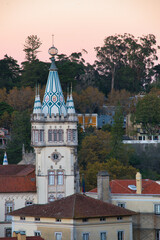Torre del ayuntamiento de Sintra. Portugal
