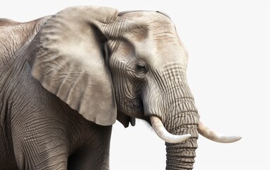 Obraz premium An elephant in a background safari animals elephant wallpaper Generative AI