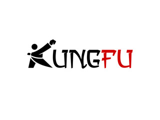modern kungfu sport logo