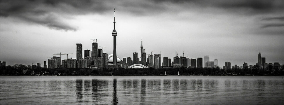 Beautiful Cityscape of Toronto - generative ai