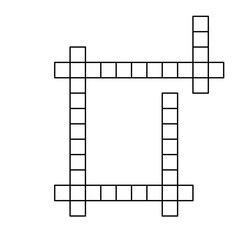 crossword puzzle vector illustration