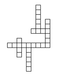 crossword puzzle vector illustration