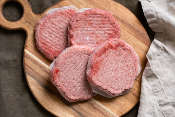 Frozen Grass Fed Beef Patties