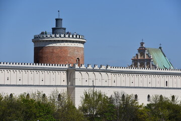 Zamek królewski w Lublinie, pierwotnie zbudowany w XII wieku, wielokrotnie przebudowywany, - obrazy, fototapety, plakaty