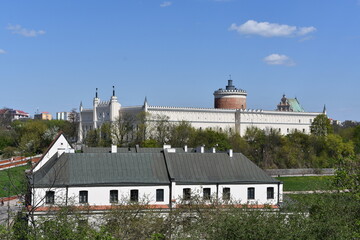 Zamek królewski w Lublinie, pierwotnie zbudowany w XII wieku, wielokrotnie przebudowywany, - obrazy, fototapety, plakaty