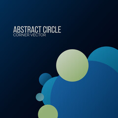 pile of bubble or circle shape in blue color tone for presentation background business template or geometric wallpaper