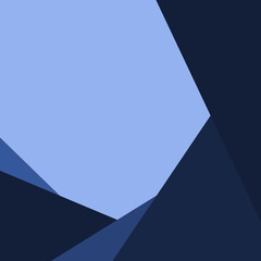 abstract triangle frame shape forming diaphragm lens  blue color tone scheme background presentation template wallpaper business illustration
