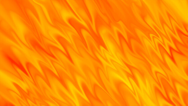 Trendy burning fire colors fluid background. Creative red yellow orange plasma illustration graphic. High quality 8K image