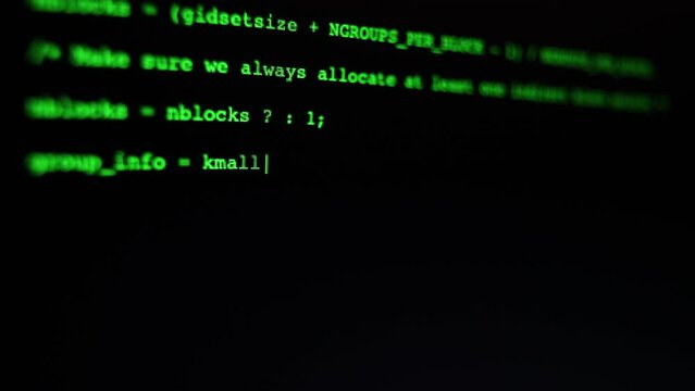modern technology, programming language. execution of computer code command, program writing, application development. hacking and security, data loss and protection