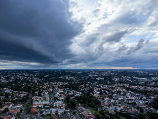 Sky with very dark rain clouds