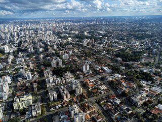 Aerial photo of Curitiba in Parana