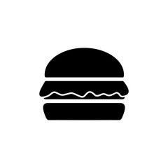 Burger icon vector. hamburger logo icon. fast food icon