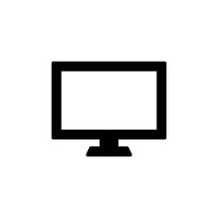 Computer icon vector. computer monitor icon.