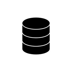 Database icon vector. server icon. storage