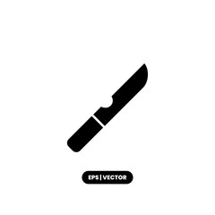 Knife icon vector illustration logo template for many purpose. Isolated on white background.