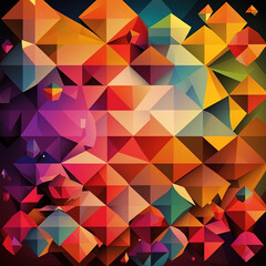 abstract random geometric background