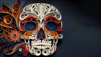 Cinco de Mayo Skeleton Banner