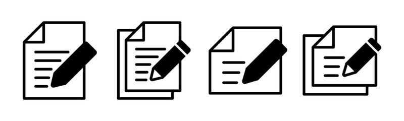 Note icon vector illustration. notepad sign and symbol