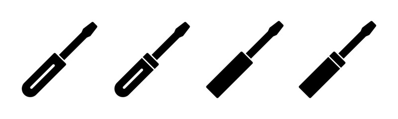 Screwdriver icon vector illustration. tools sign and symbol