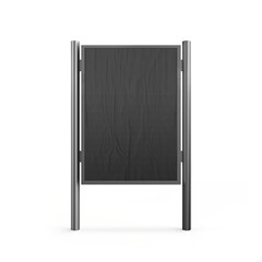 Obraz premium Signage Advertising board mockup transparent