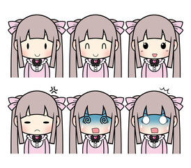 色々な表情の女性09