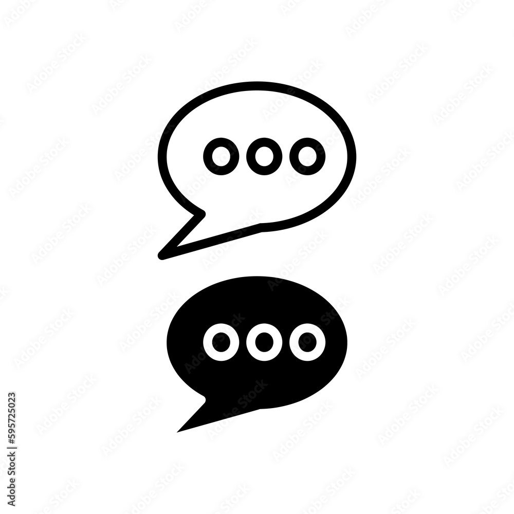 Poster speech bubble icon vector. simple bubble sign for app and site..eps