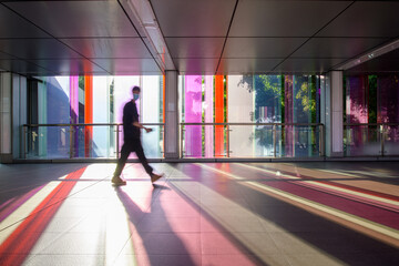 pedestrian overpass.