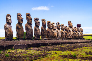Moais from Eastern Island / Rapa Nui