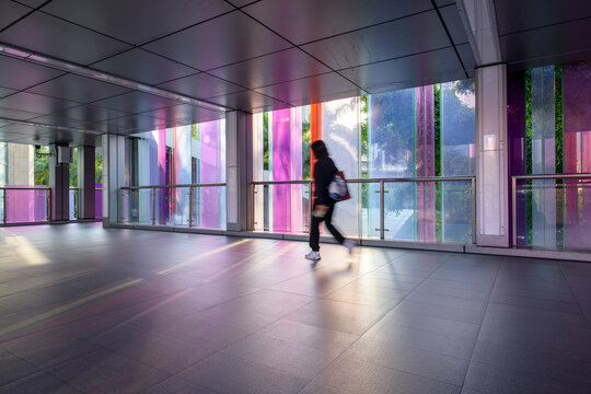 pedestrian overpass.