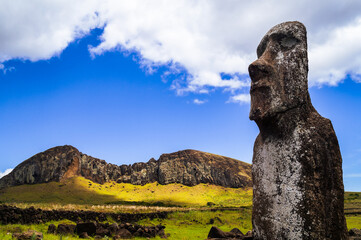 Rano Raraku & Moai from Rapa Nui / Eastern Island