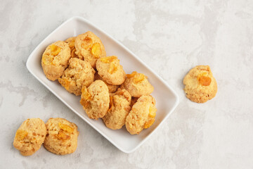 Cornflakes Butter Cookies, popular during eid al fitr in Indonesia

