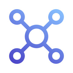 network gradient icon