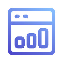 report gradient icon