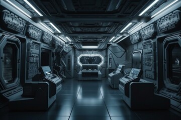 Inside of a space. Generative AI