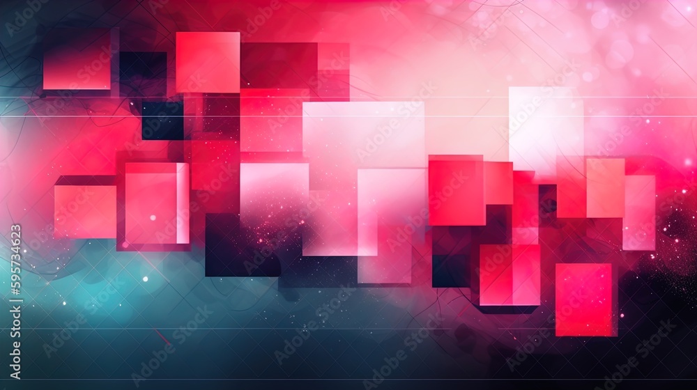 Poster sleek modern banner with futuristic shapes and ample empty space in 8k created with generative ai te